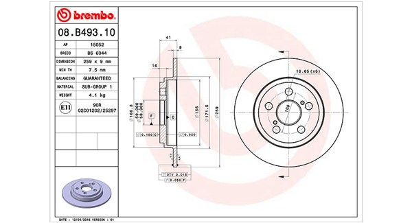 MAGNETI MARELLI Тормозной диск 360406124900